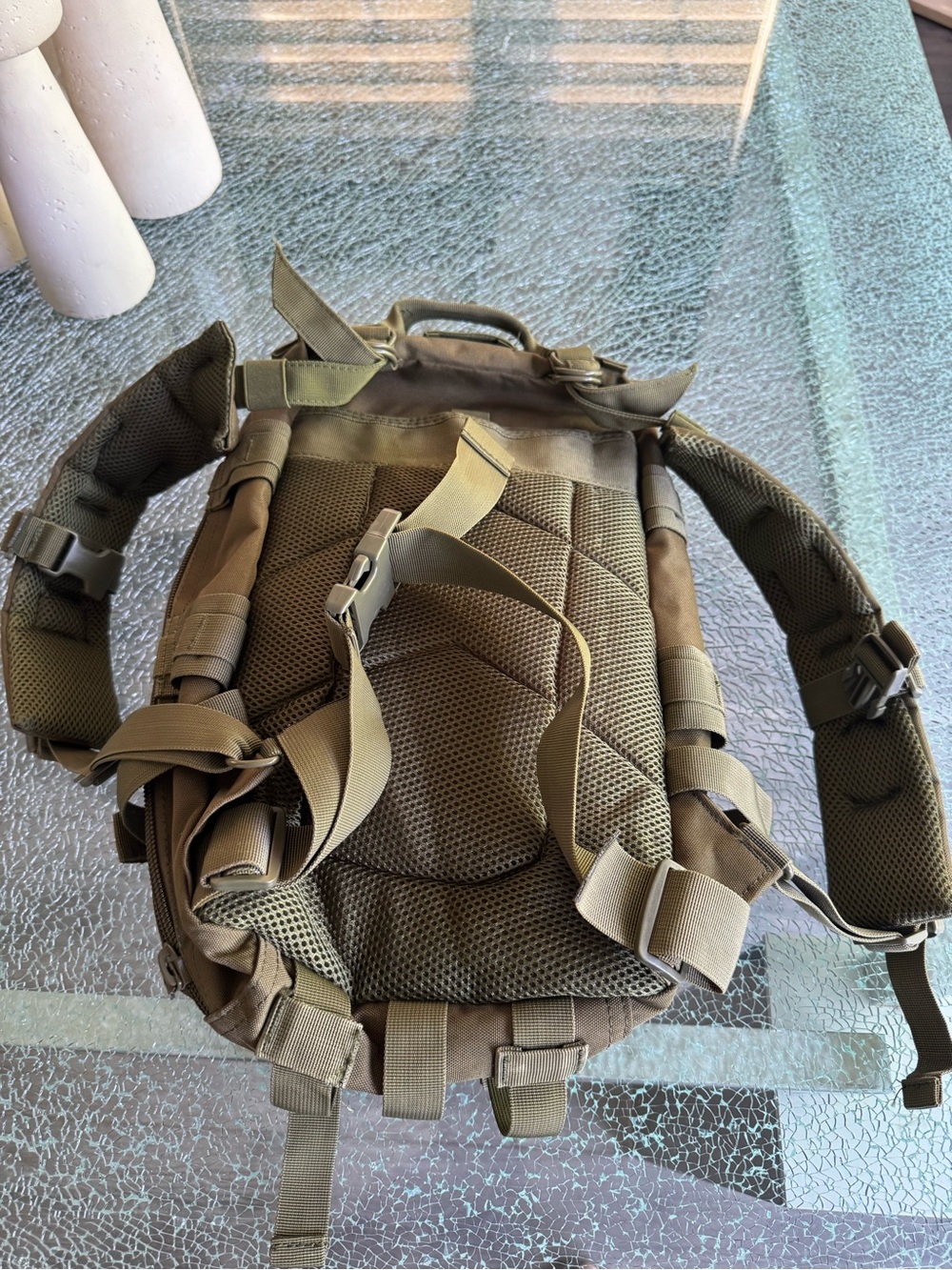 Gurkha Cigars Tactical Men's Backpack in Olive Green - Picture 2 of 9